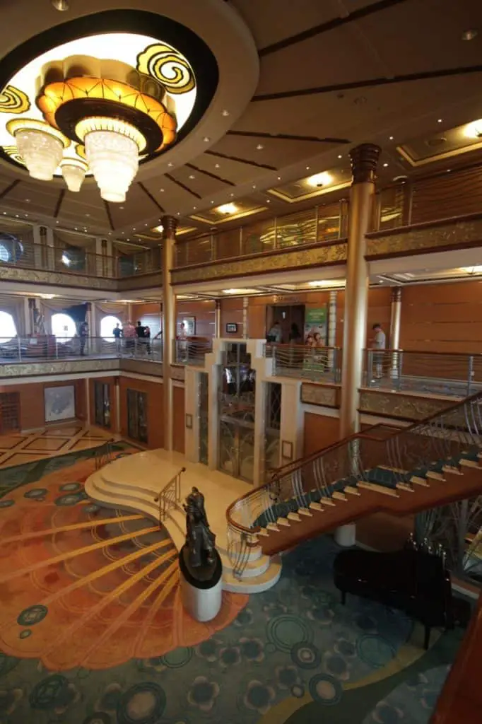Disney Magic Lobby Transatlantic Cruise.