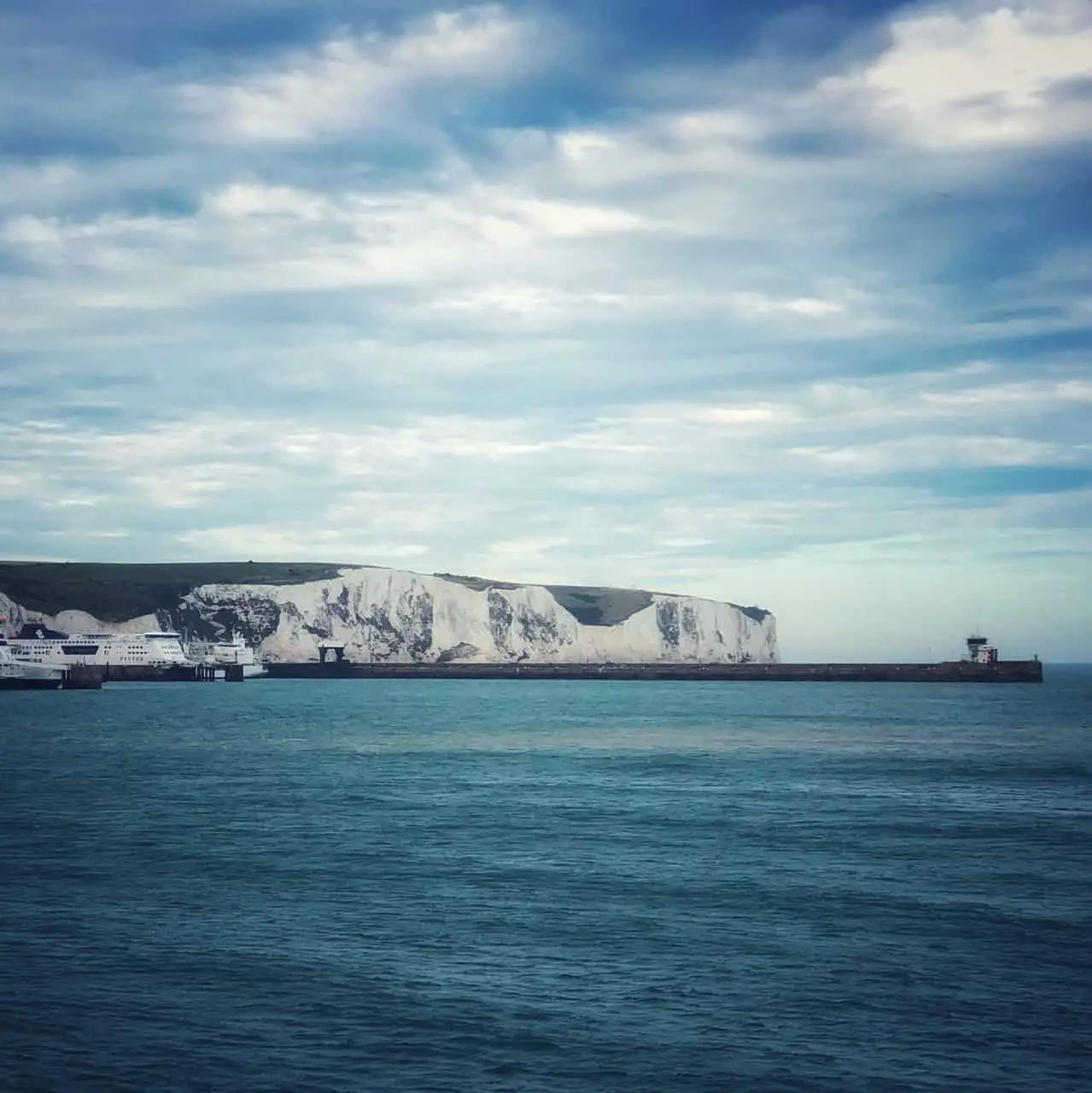 White Cliffs of Dover from the Disney Magic