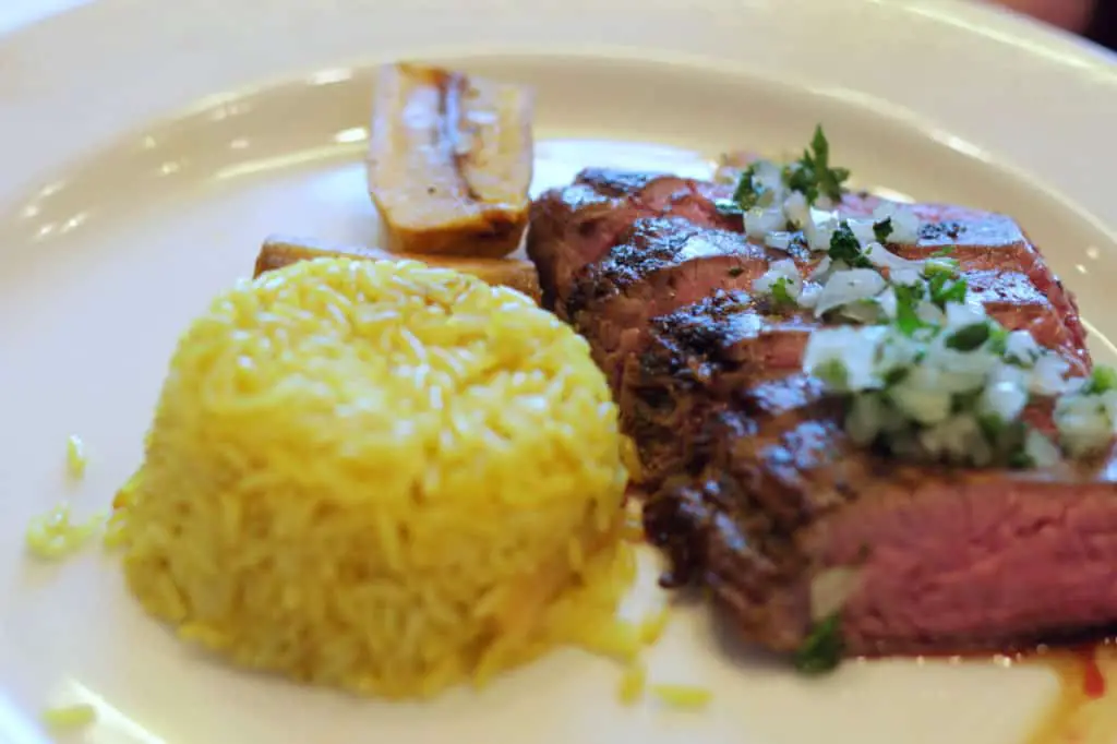 Churrasco Steak Disney Magic Lunch Transatlantic Cruise