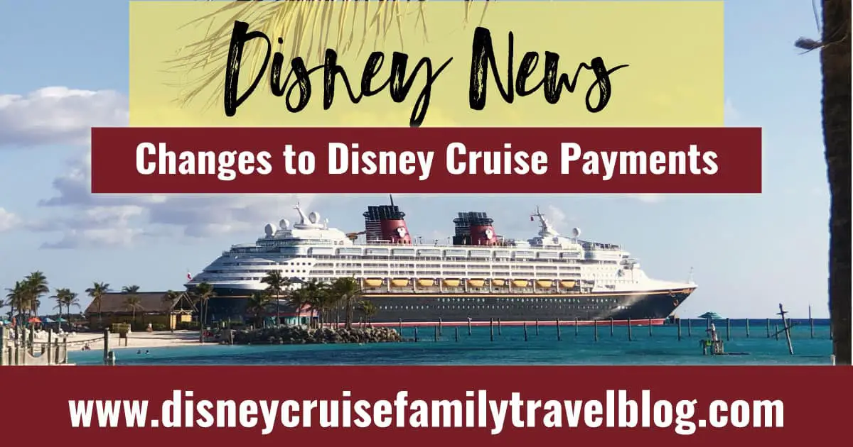 disney cruise line payment plan