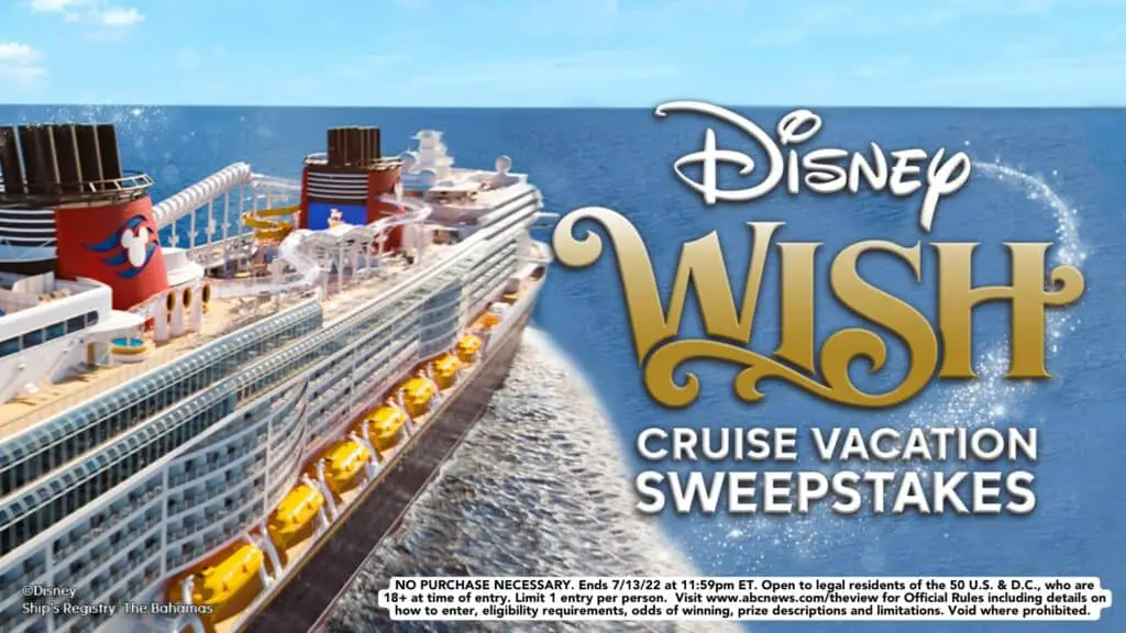 Win a Disney Wish Cruise