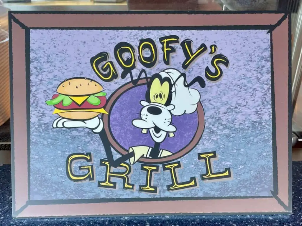Mickey and Friends Festival of Foods Goofy's Grill