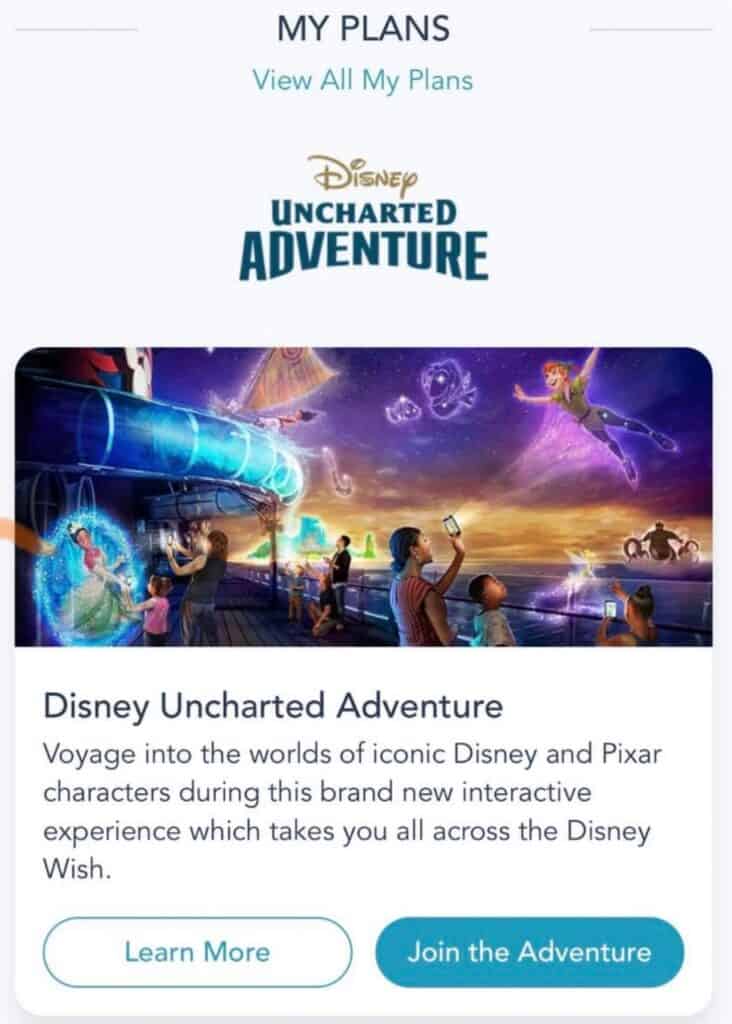 Disney Uncharted Adventure