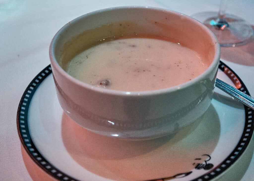 Disney Fantasy Animator's Palate Baked Potato and Cheddar Cheese Soup