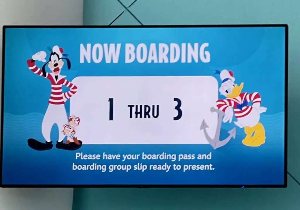 Boarding Groups Disney Cruise Line
