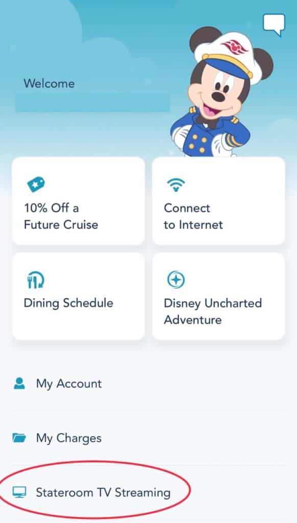 The Disney Wish now has Streaming on the DCL App