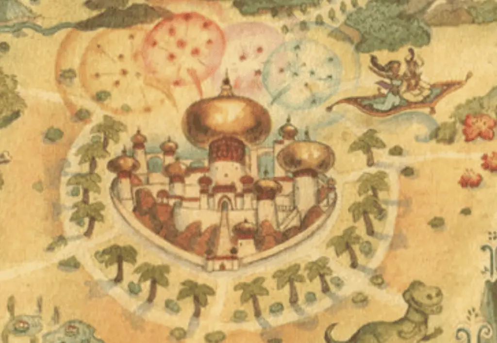 Disney Treasure Map Reveal Aladdin