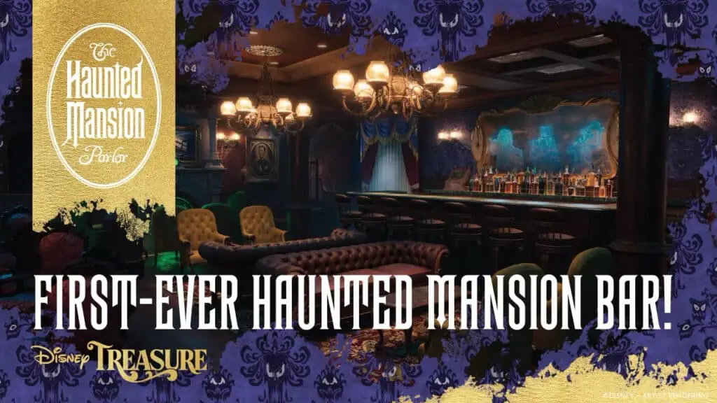 Disney Treasure First Ever Haunted Mansion Bar