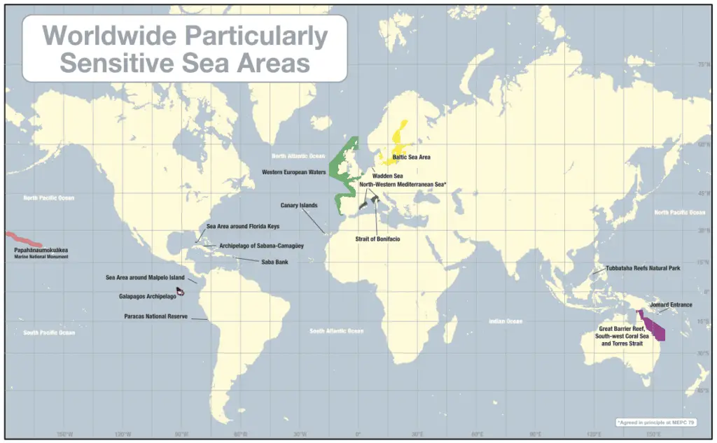 Disney Dream Particular Sensitive Sea Area (PSSA)